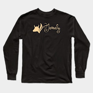 January Caramel Ox Long Sleeve T-Shirt